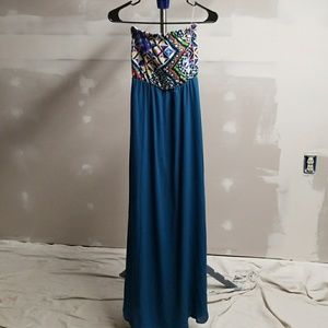 Strapless Maxi Dress